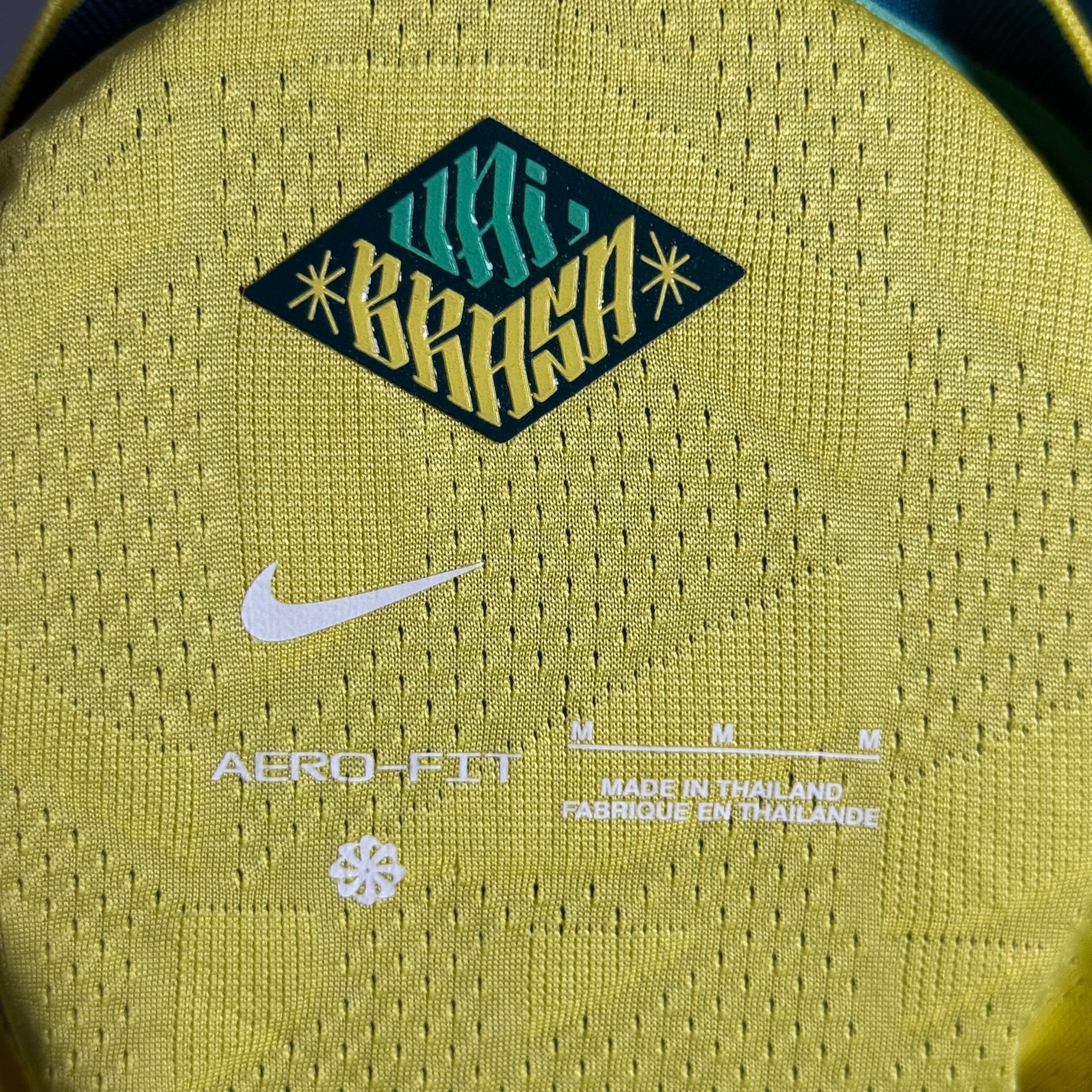 CAMISA BRASIL NIKE I 2026/27 JOGADOR PERSONALIZADA - AMARELA