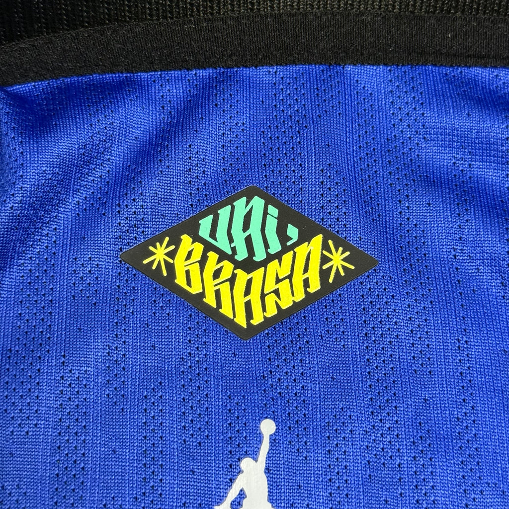 CAMISA BRASIL JORDAN II 2026/27 JOGADOR PERSONALIZADA - AZUL