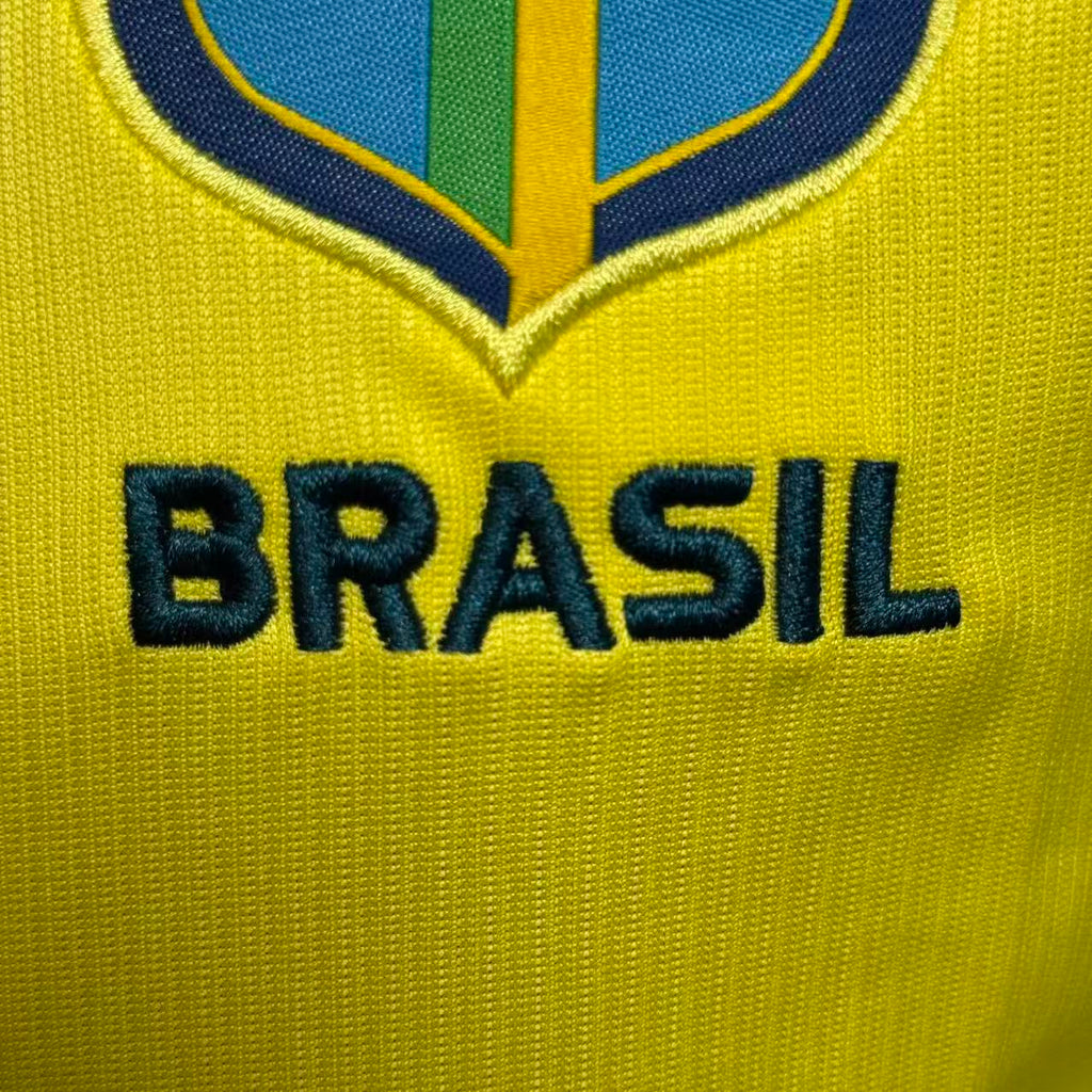 CAMISA BRASIL NIKE I 2026/27 TORCEDOR PRO PERSONALIZADA - AMARELA