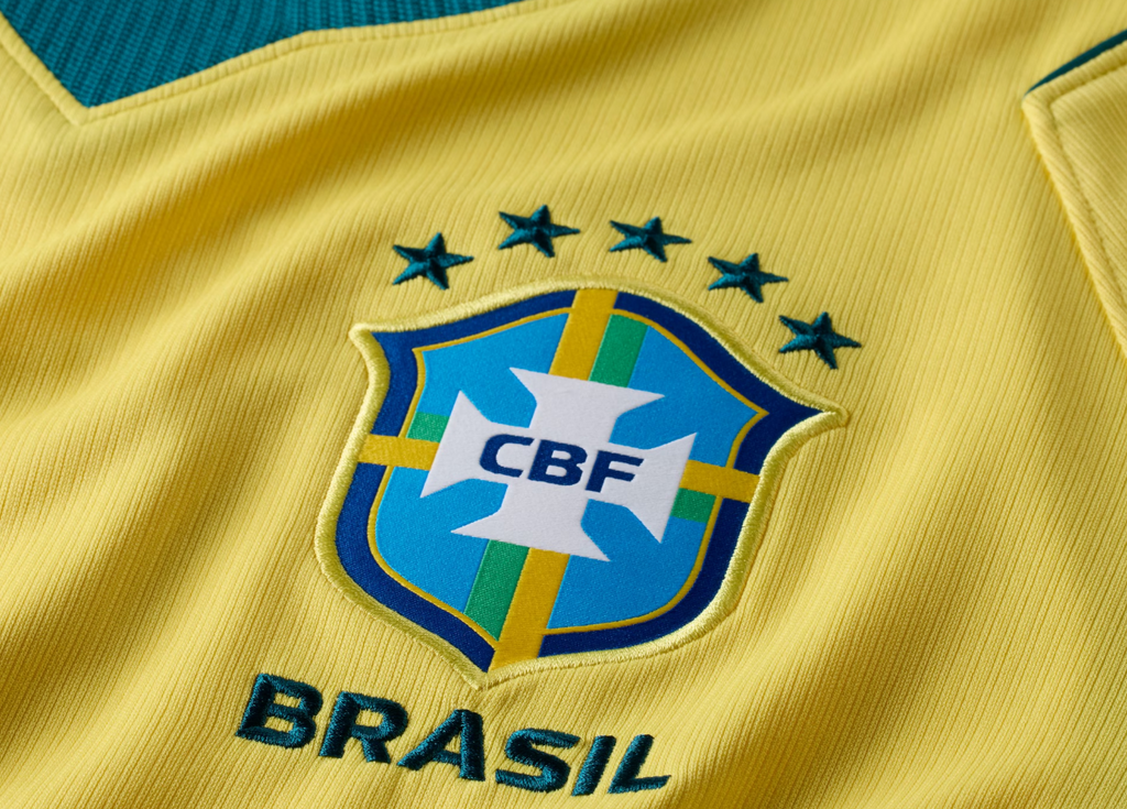 CAMISA BRASIL NIKE I 2026/27 TORCEDOR PRO PERSONALIZADA - AMARELA