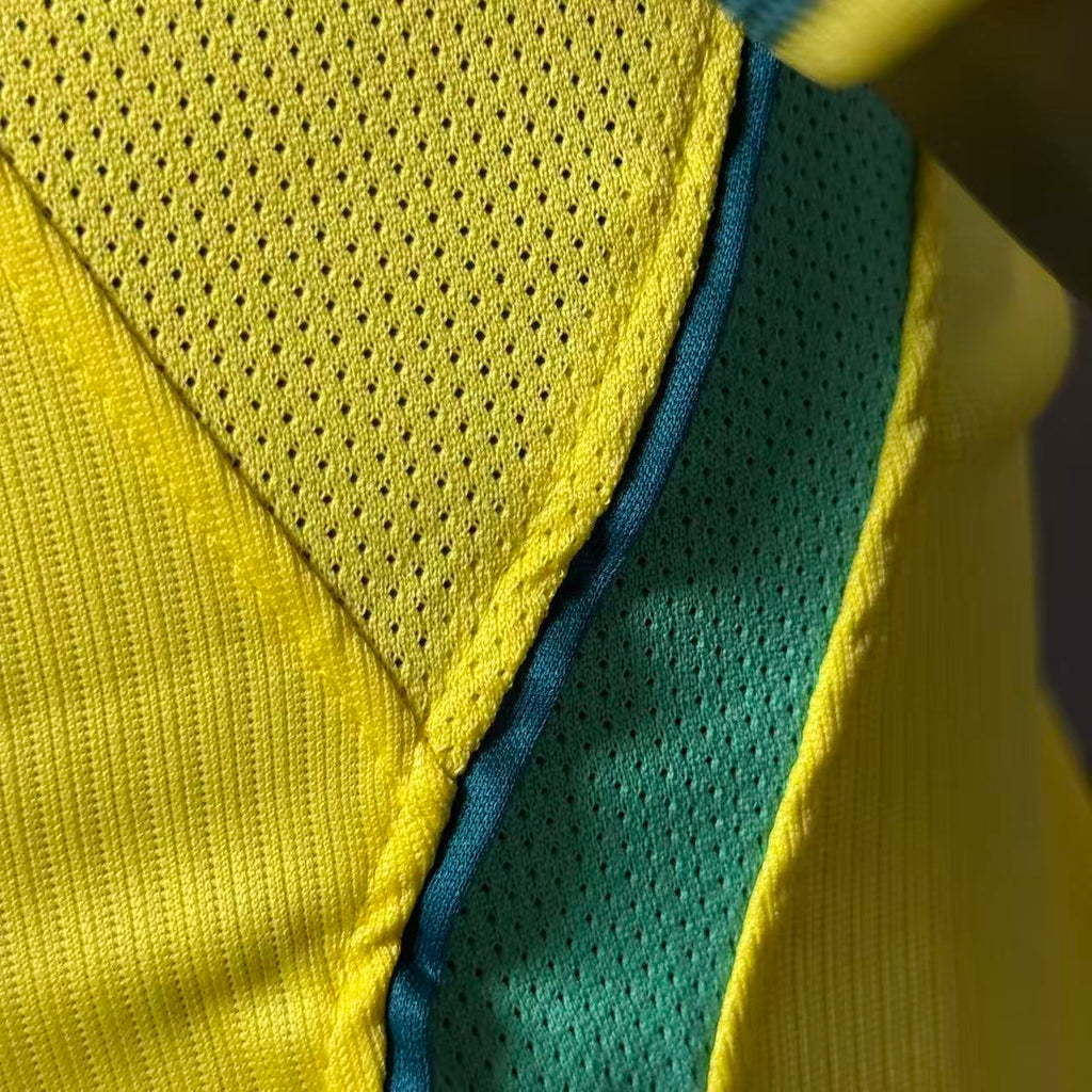 CAMISA BRASIL NIKE I 2026/27 TORCEDOR PRO PERSONALIZADA - AMARELA