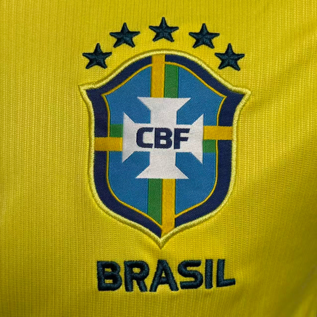 CAMISA BRASIL NIKE I 2026/27 TORCEDOR PRO PERSONALIZADA - AMARELA